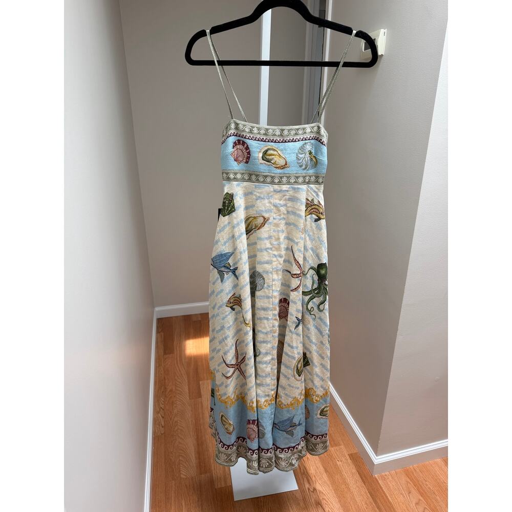 Alemais Bath House Sundress Nautical Multi size 0 NWD - Picture 4 of 10